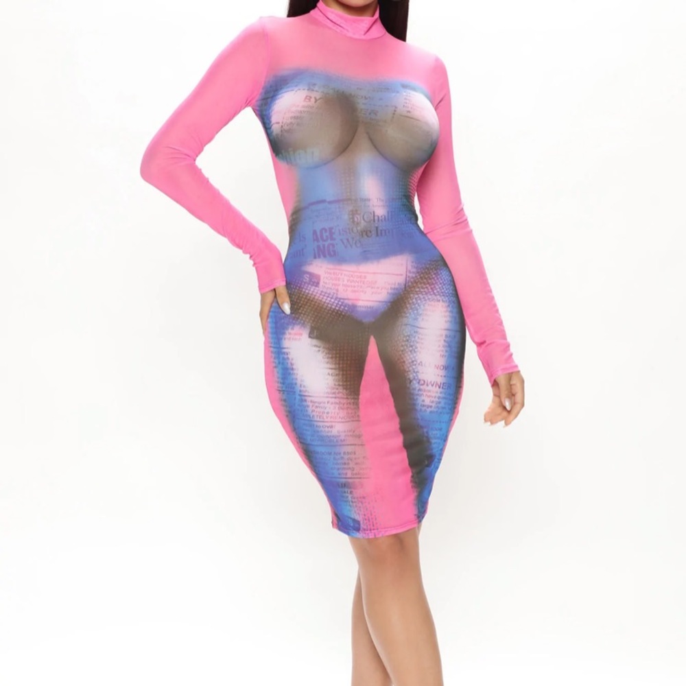 Body ilusión dress 💗💙